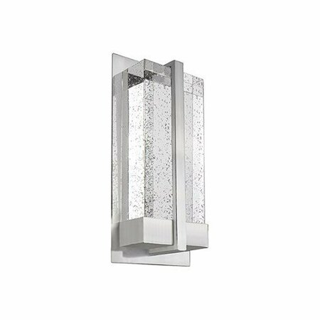 KUZCO LIGHTING Intensive LED Wall Sconce With Clear Bubble Incased Crystal WS2812-BN